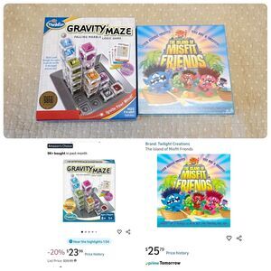 Gravity Maze Marble Logic Game + Island Of Misfit Friends